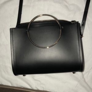 Leather future glory crossbody bag